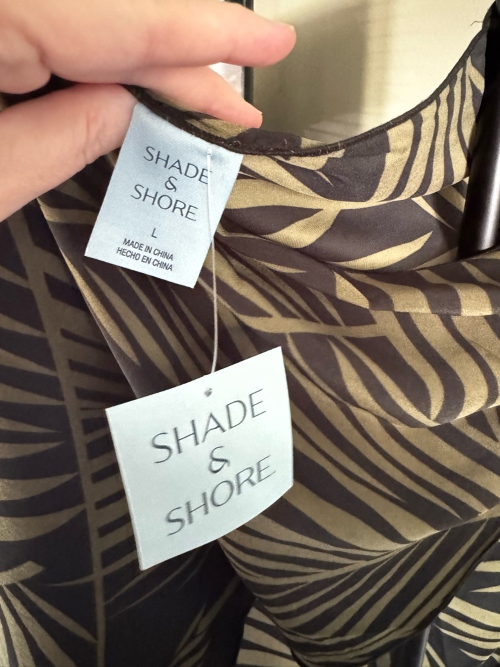 Shade & Shore Tropical Palm Kimono /‎ Cover-Up/Sarong - L - Picture 2 of 4